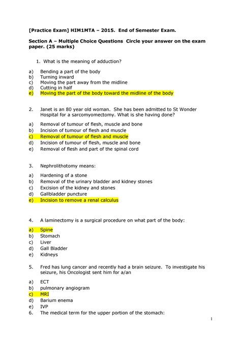 0 Spreadsheets. . Mock exam example